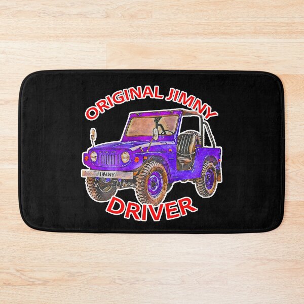 Item preview, Vintage Blue Suzuki Jimny 4x4 Classic Off-Road Art designed and sold by Michael van der Hoorn.