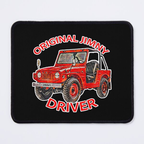 Item preview, Vintage Red Suzuki Jimny 4x4 Classic Off-Road Art designed and sold by Michael van der Hoorn.