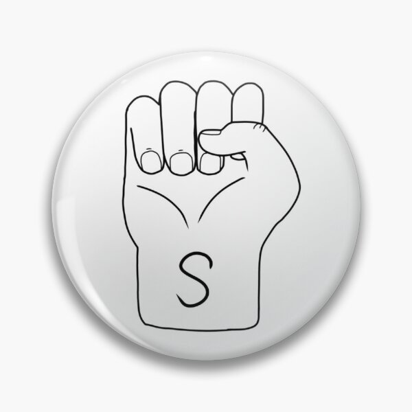 Item preview, ASL letter S designed and sold by Artistkhg.