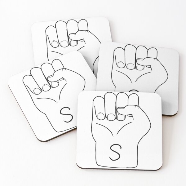 Item preview, ASL letter S designed and sold by Artistkhg.