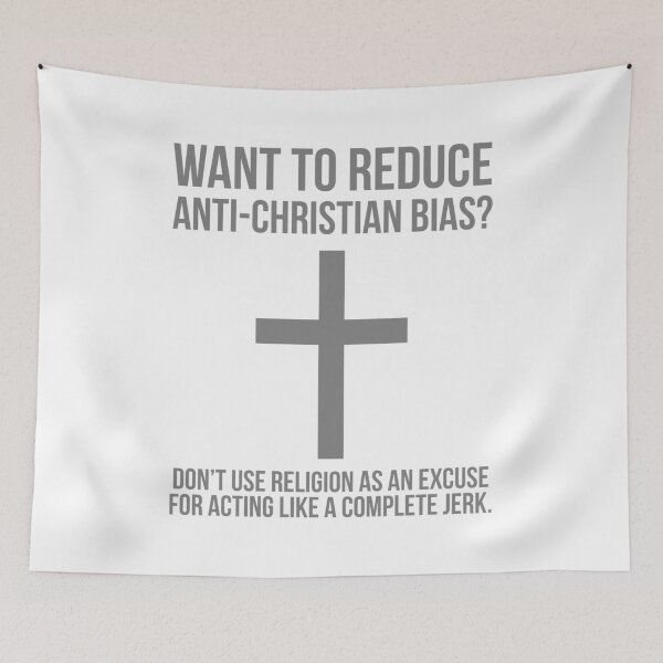 Item preview, Want to reduce anti-Christian bias? designed and sold by Rachel the Artist .