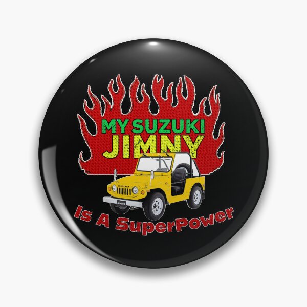 Item preview, Classic Mustard Coloured Jimny SuperPower Art designed and sold by Michael van der Hoorn.