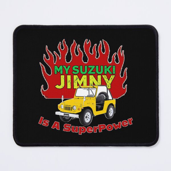 Item preview, Classic Mustard Coloured Jimny SuperPower Art designed and sold by Michael van der Hoorn.