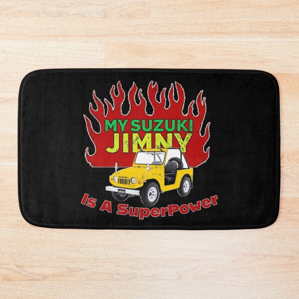 Item preview, Classic Mustard Coloured Jimny SuperPower Art designed and sold by Michael van der Hoorn.