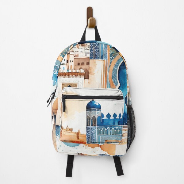 Item preview, Fez Morocco -  Watercolor Retro Travel Art designed and sold by JessArty ⭐⭐⭐⭐⭐.