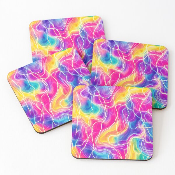 Item preview, Vivid Abstract Energy Flow – Colorful Digital Waves designed and sold by SteadyRolling.