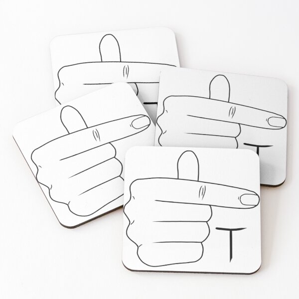 Item preview, ASL letter T designed and sold by Artistkhg.