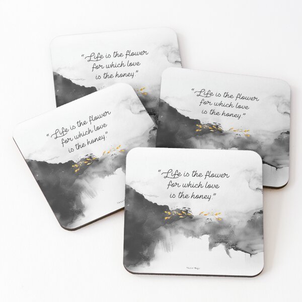 Item preview, LIFE IS THE FLOWER quote designed and sold by KarolArtWork.
