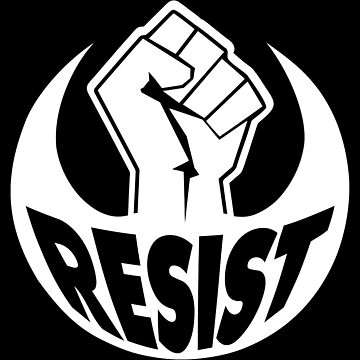 Artwork thumbnail, Resist Power Fist Fight Against Hate And Fascism by EthosWear