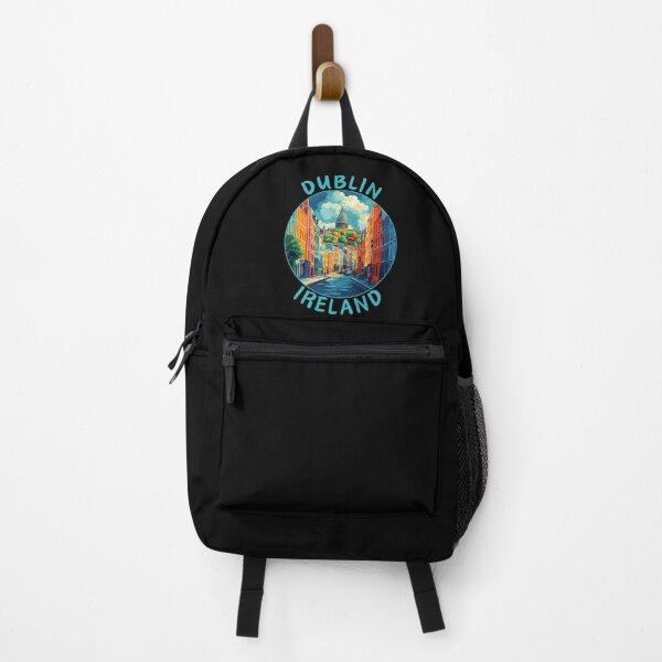Item preview, Dublin in Ireland Vintage Travel Art Emblem designed and sold by MaateoDesign.
