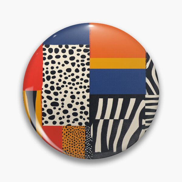 Item preview, Textile Collage of Wild Prints designed and sold by MidArtForge.