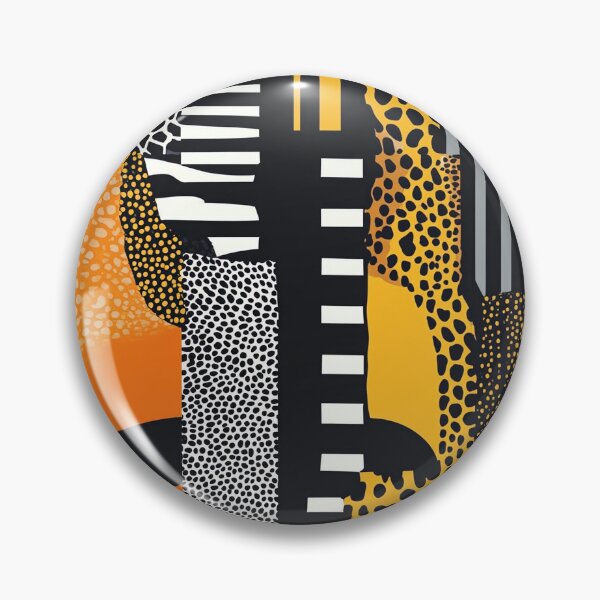 Item preview, Textile Collage of Wild Prints designed and sold by MidArtForge.