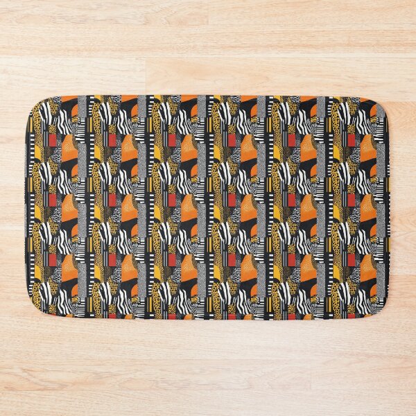 Item preview, Textile Collage of Wild Prints designed and sold by MidArtForge.