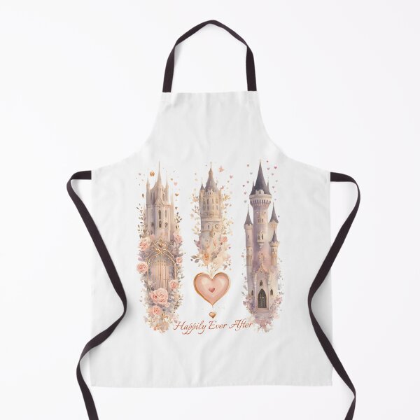 Item preview, Enchanting Cinderella Castle Valentine's Day Art and Romantic Cottagecore Watercolor designed and sold by AnnDesignStudio.