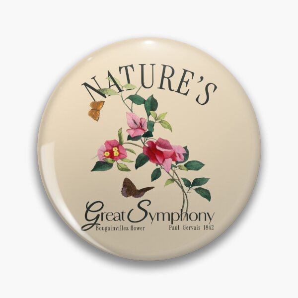 Item preview, Nature's great symphony Vintage botanical graphic gift for vintage art & nature lovers designed and sold by trefail.