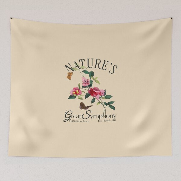 Item preview, Nature's great symphony Vintage botanical graphic gift for vintage art & nature lovers designed and sold by trefail.