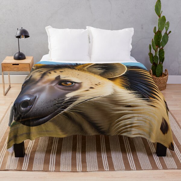 Item preview, Spotted Hyena Portrait African Safari Animal Wildlife Conservation designed and sold by kakarikihill.