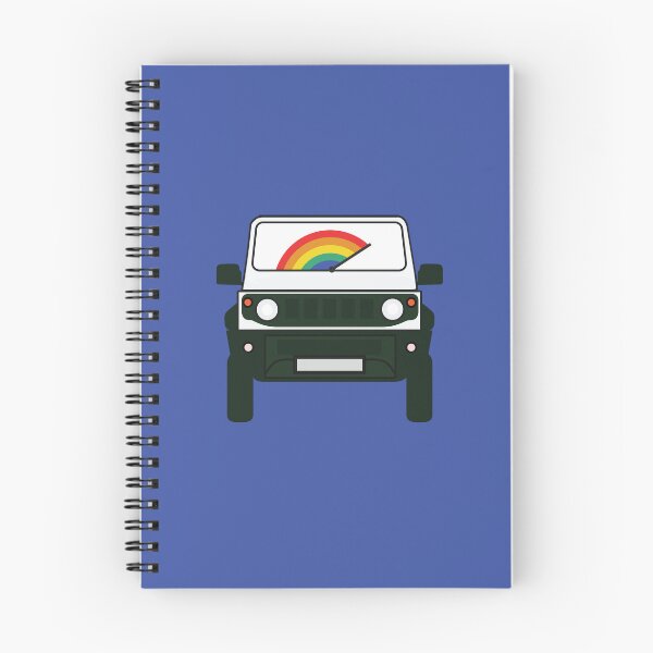 Item preview, White Jimny with Rainbow Windshield designed and sold by stoicjimny.