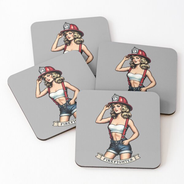 Item preview, Pinup Firefighter designed and sold by PinUpPizzazz.