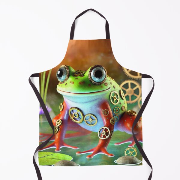 Item preview, Steampunk Oregon Spotted Frog Fantasy designed and sold by Sillytoe.