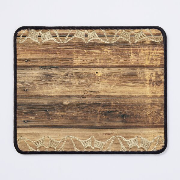 Item preview, Rustic Wood-Plank Wall Overlaid with "Macrame"   designed and sold by CountyKent.