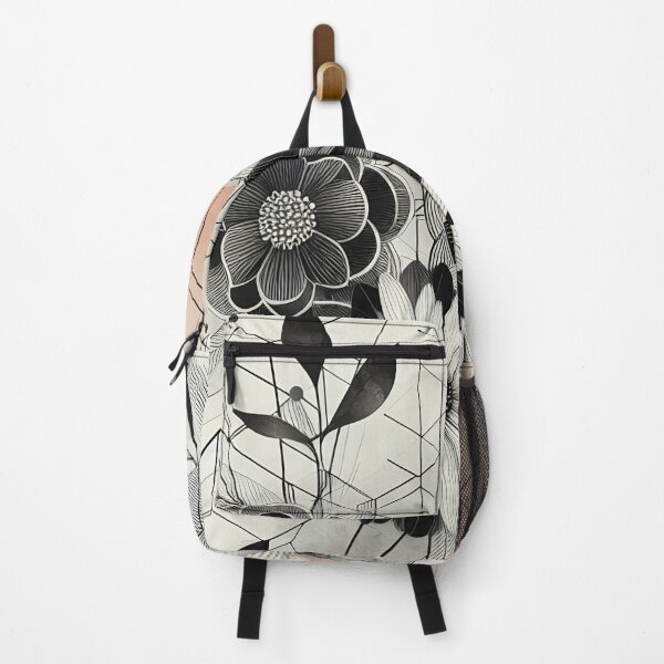 Item preview, Modern Floral Black and White Abstract Flower designed and sold by GraphicsClub.