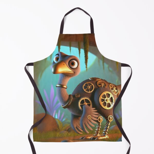 Item preview, Steampunk Ornithomimus with Mechanical Gears designed and sold by Sillytoe.