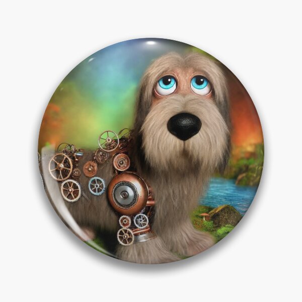 Item preview, Steampunk Otterhound with Mechanical Gears designed and sold by Sillytoe.