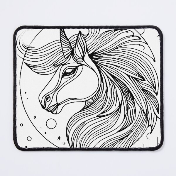 Item preview, Horse Inspired - Line Drawing designed and sold by HartyDesign.