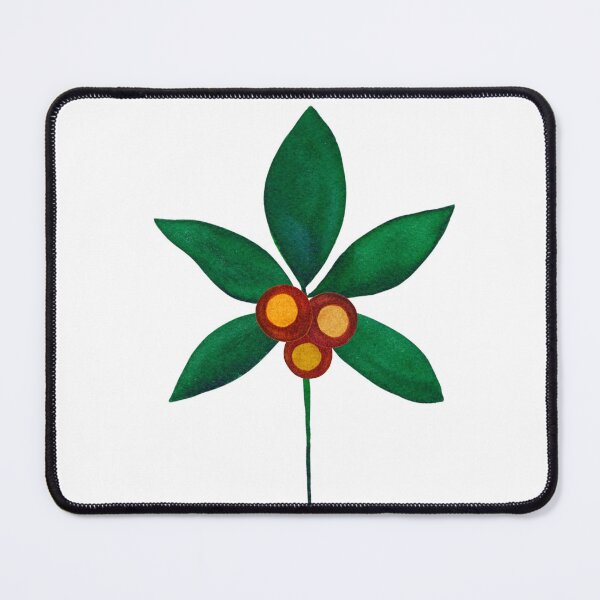 Item preview, Buckeye leaf with nuts designed and sold by KindHeArtArt.