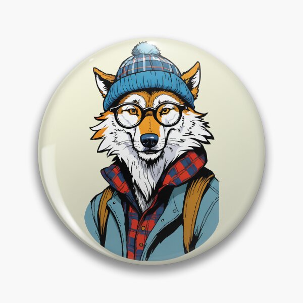 Item preview, Cool and Stylish Wolf: The Modern Adventurer designed and sold by LV-creator.