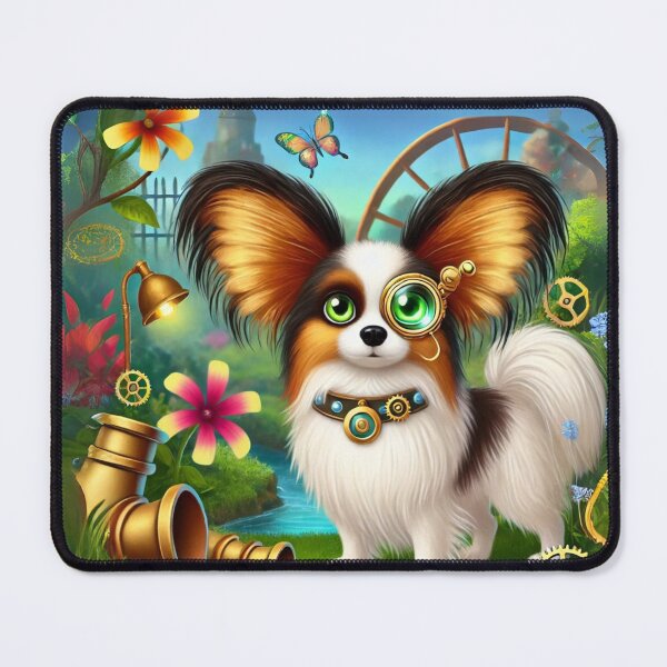 Item preview, Steampunk Papillon with Brass Monocle designed and sold by Sillytoe.