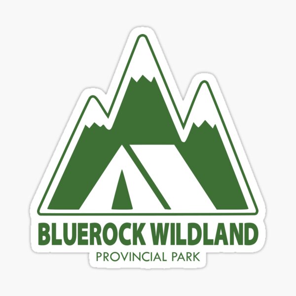 Item preview, Bluerock Wildland Provincial Park Mountains Camping designed and sold by Esskay Designs.