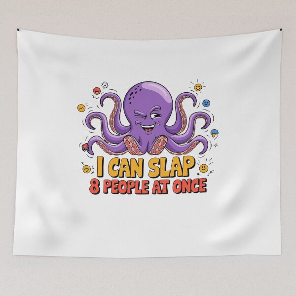 Item preview, Funny Slapping Octopus designed and sold by Mateusz Majcherek.