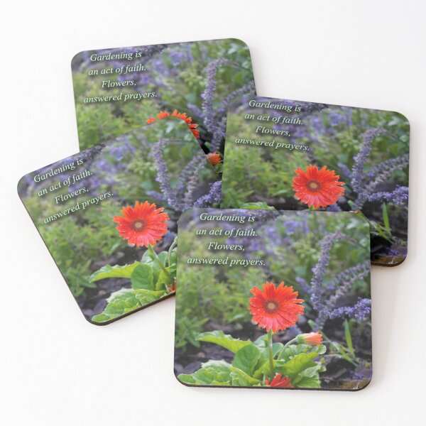 Item preview, Answered Prayers Red Gerber Daisy Art designed and sold by Sharon Cummings Art.