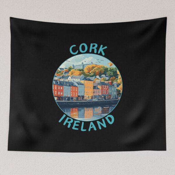Item preview, Cork in Ireland Vintage Travel Art Badge designed and sold by MaateoDesign.