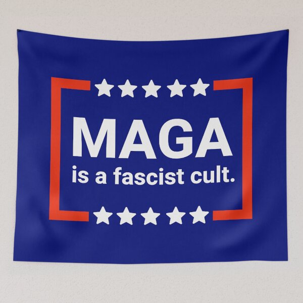 Item preview, MAGA is a fascist cult.  designed and sold by Rachel the Artist .