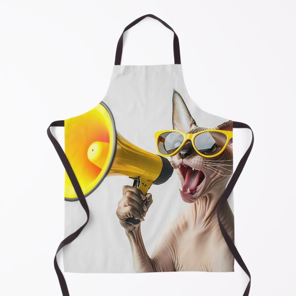 Item preview, Cat in sunglasses with megaphone designed and sold by anytka.