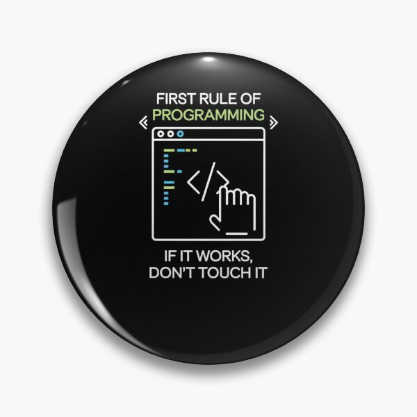 Item preview, First Rule of Programming designed and sold by Mateusz Majcherek.