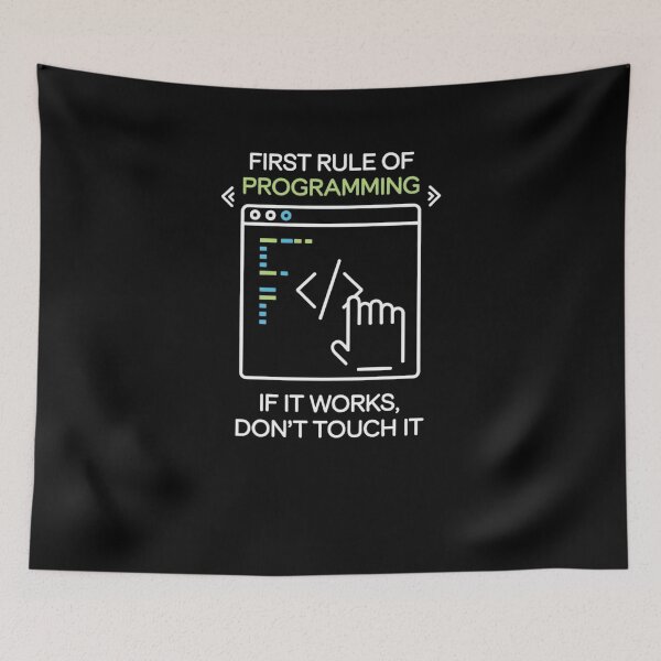 Item preview, First Rule of Programming designed and sold by Mateusz Majcherek.