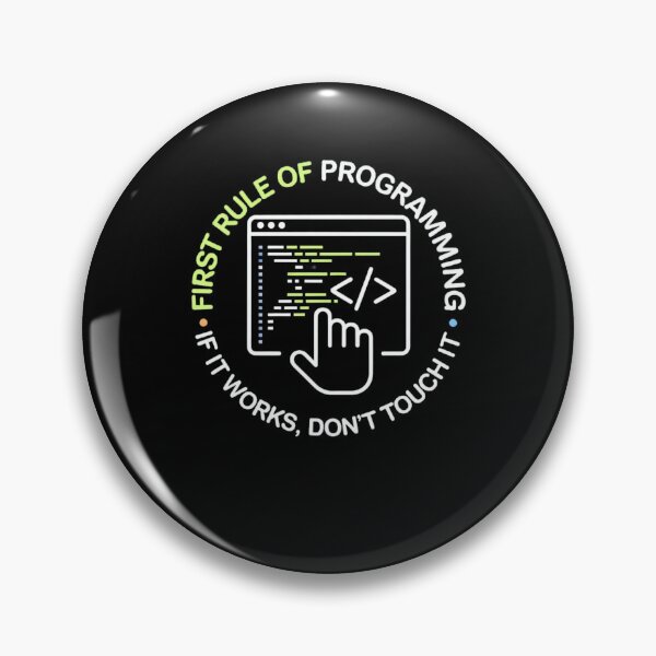 Item preview, First Rule of Programming designed and sold by Mateusz Majcherek.