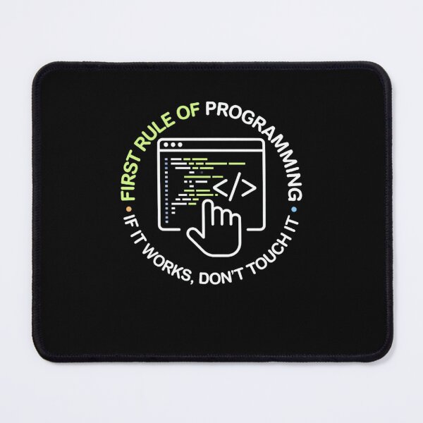 Item preview, First Rule of Programming designed and sold by Mateusz Majcherek.