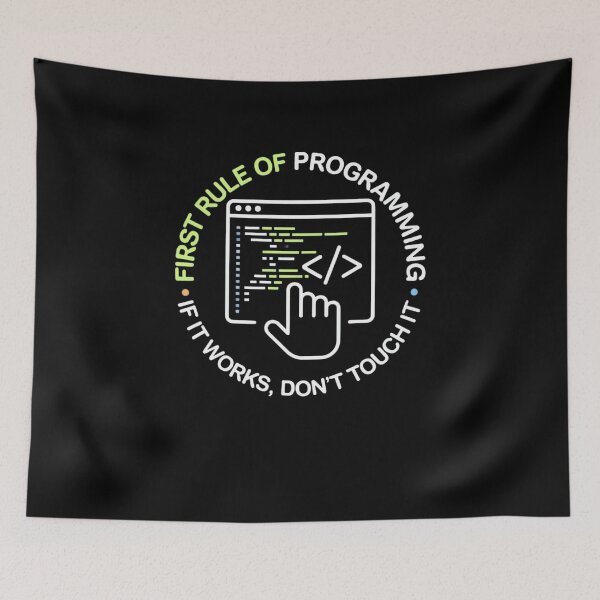 Item preview, First Rule of Programming designed and sold by Mateusz Majcherek.