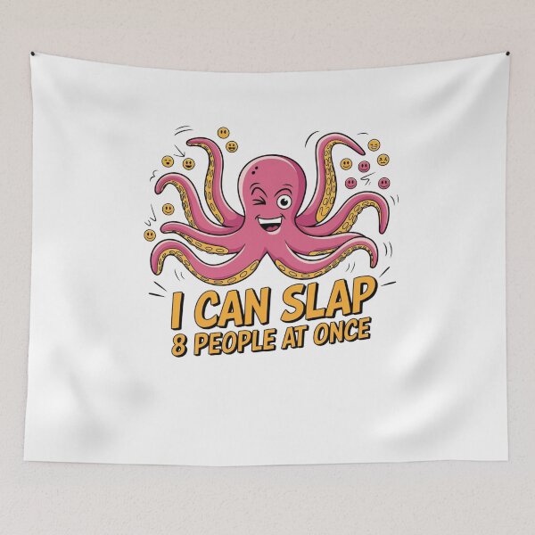 Item preview, Funny Slapping Octopus designed and sold by Mateusz Majcherek.