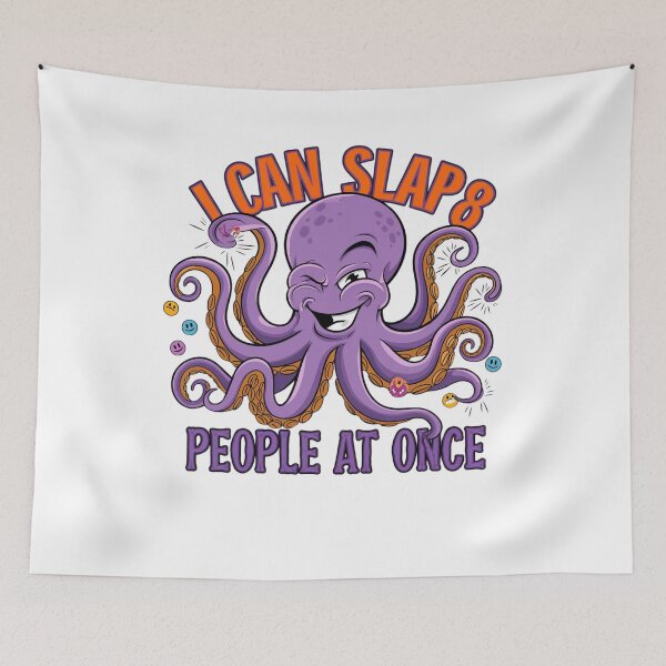 Item preview, Funny Slapping Octopus designed and sold by Mateusz Majcherek.