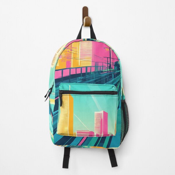 Item preview, City skyline and train tracks designed and sold by anytka.