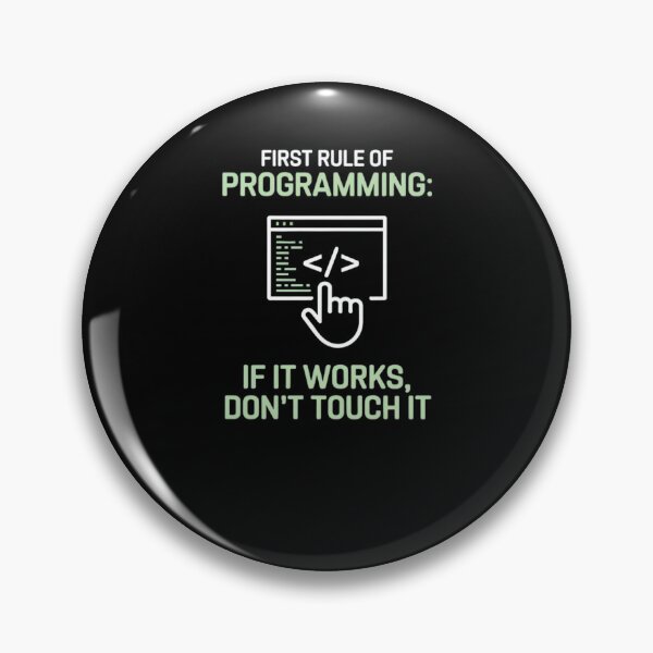 Item preview, First Rule of Programming designed and sold by Mateusz Majcherek.
