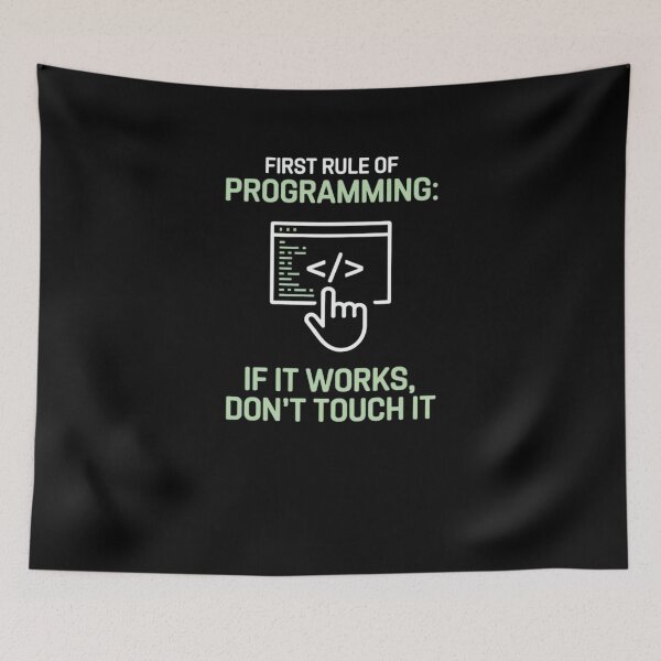 Item preview, First Rule of Programming designed and sold by Mateusz Majcherek.