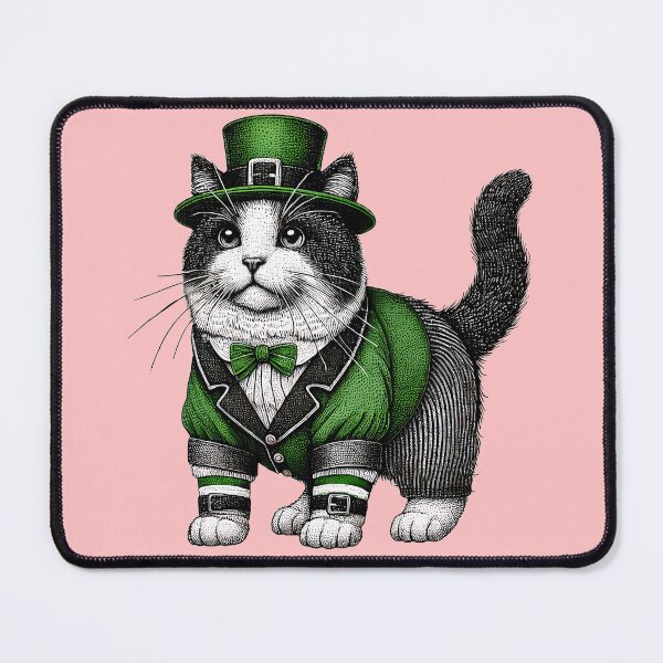 Item preview, Lucky Cat in Green - St. Patrick’s Day designed and sold by TSQ.