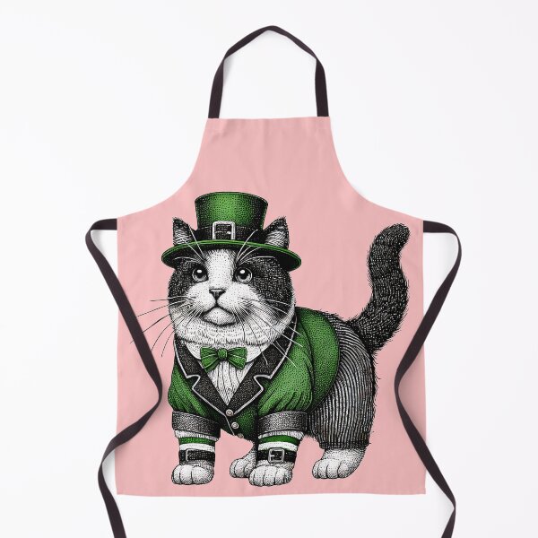 Item preview, Lucky Cat in Green - St. Patrick’s Day designed and sold by TSQ.